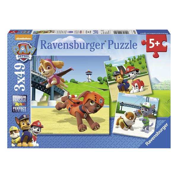 Puzzle 3x49p pat patrouille