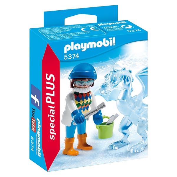 5374-Artiste avec sculpture de glace - Playmobil Spécial Plus