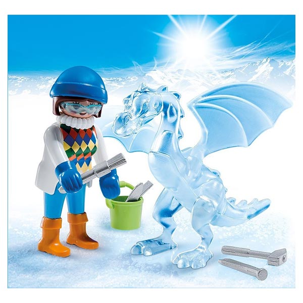 5374-Artiste avec sculpture de glace - Playmobil Spécial Plus