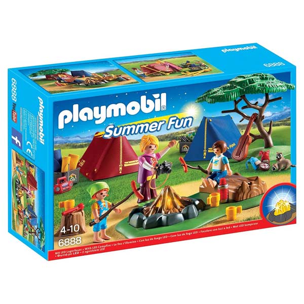 6888-Tentes Avec Enfants Et Animatrice - Playmobil Summer Fun