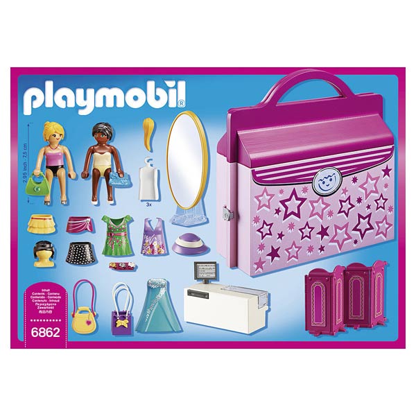 6862-Magasin transportable - Playmobil Fashion girl