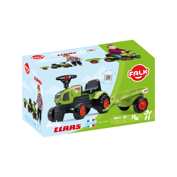 Tracteur Baby Claas avec remorque