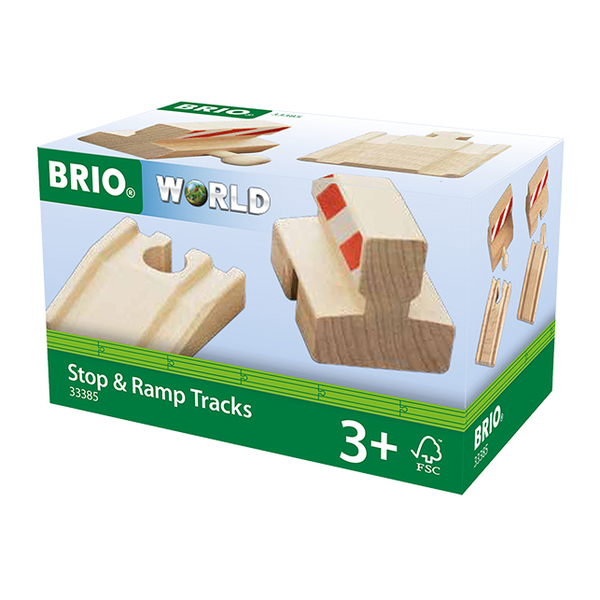 BRIO - Lot de 2 rampes et 2 butoirs Brio : King Jouet, Garages et circuits  Brio - Véhicules, circuits et jouets radiocommandés