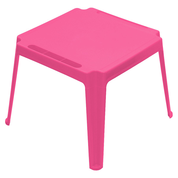 Table carrée enfant Rose