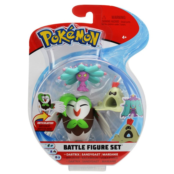 Figurines Pokémon Efflèche Bacabouh et Vorasterie