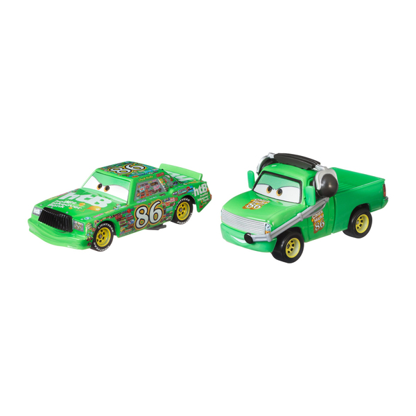 Pack 2 mini-véhicules Chick et Chef - Disney Pixar Cars 3