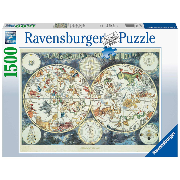 Puzzle 1500 pièces carte du monde