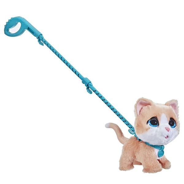 Robot Chat Interactif SWTOIPIG Chat Robot Interactif - Peluche Électronique Qui Marche & Miaule - Contrôle Vocal Cadeau Enfant Chat Robot