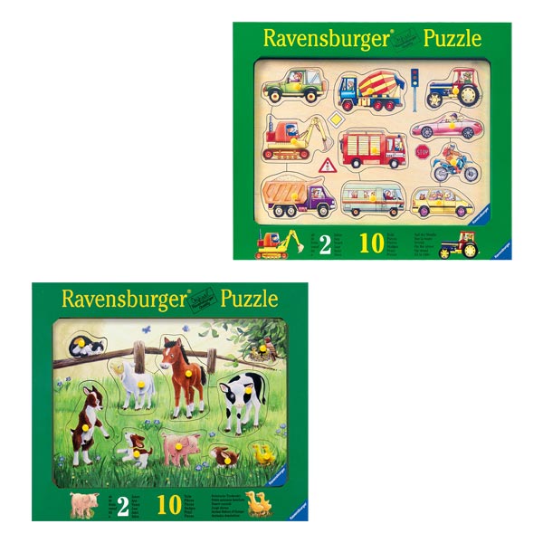 Puzzle en bois 10 pièces