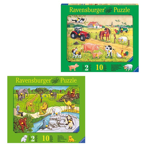 Puzzle en bois 10 pièces