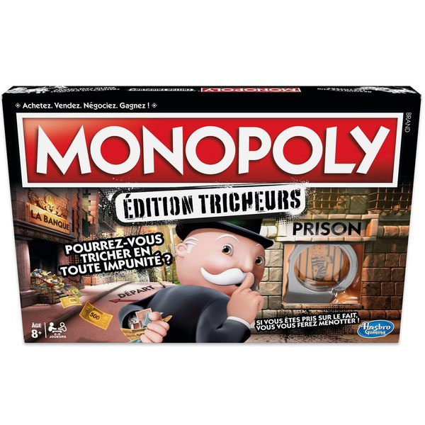 Monopoly voyage Hasbro Gaming : King Jouet, Jeux de voyage Hasbro Gaming -  Jeux de société