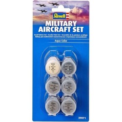 Set 6 peintures Aqua Color avion militaire