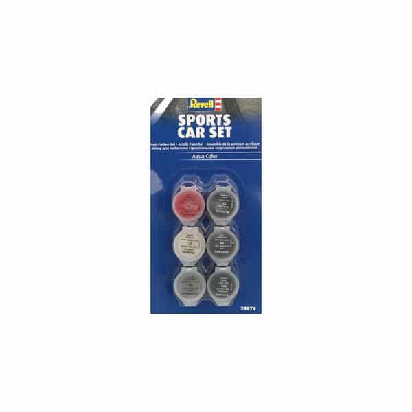 Set 6 peintures Aqua Color voiture de sport