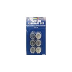 Set 6 peintures Aqua Color avion civile
