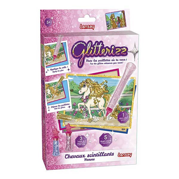 Glitterizz chevaux scintillants