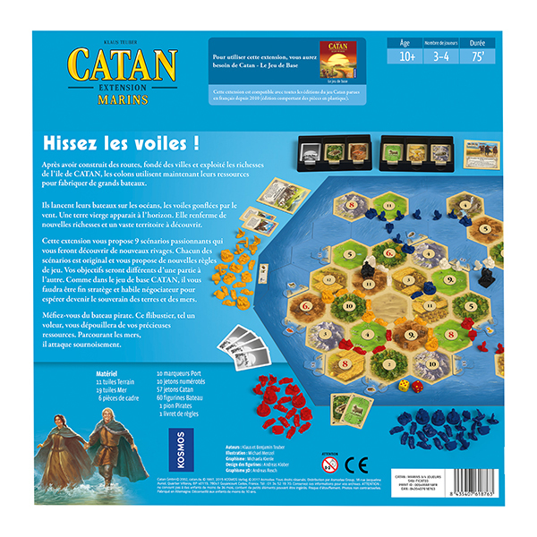 Jeu Catan-extension Marins