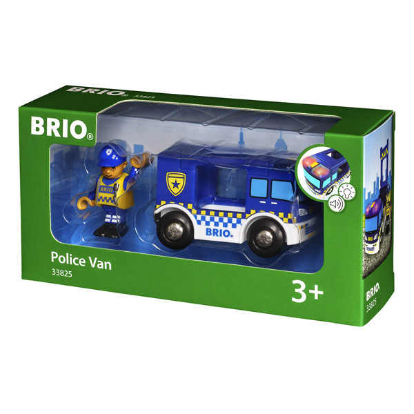 Brio 33825-Camion de¨Police son et lumière