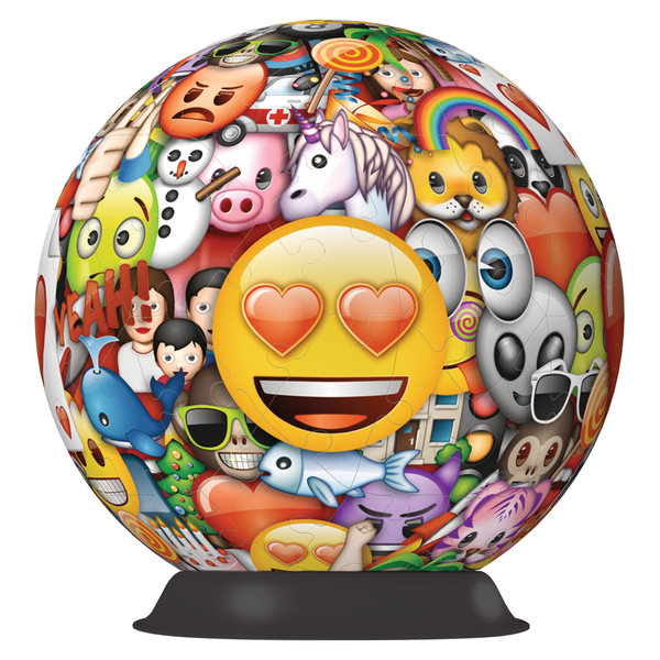 Puzzle 3D rond 72 pièces Emoji