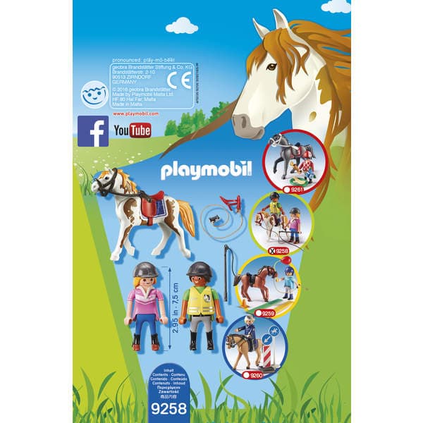 9258-Monitrice d équitation Playmobil