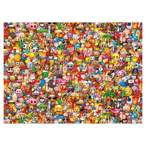 Puzzle 1000 pièces impossible emoji