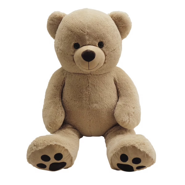 Ours en peluche beige géant 1m30