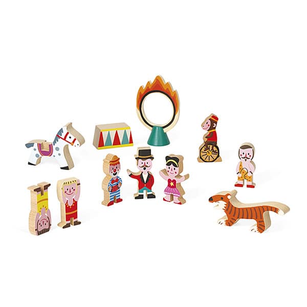 Mini Story - Figurines cirques en bois