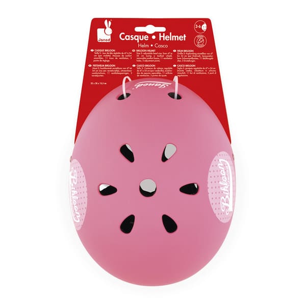 Casque rose pour draisienne Bikloon