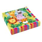 Serviettes En Papier Anime Amscan - 33x33 Cm, Jetables, Thème Décoratif, Rouge