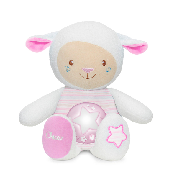 Peluche Mouton Tendres Mots Doux - Rose