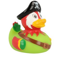 Canard de bain perroquet pirate