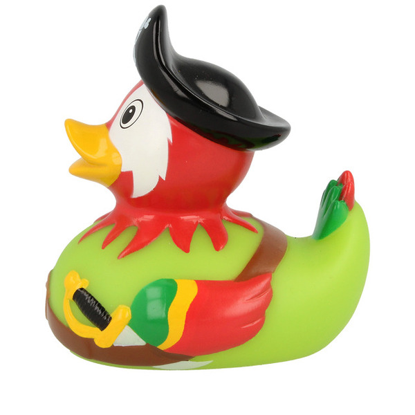 Canard de bain perroquet pirate