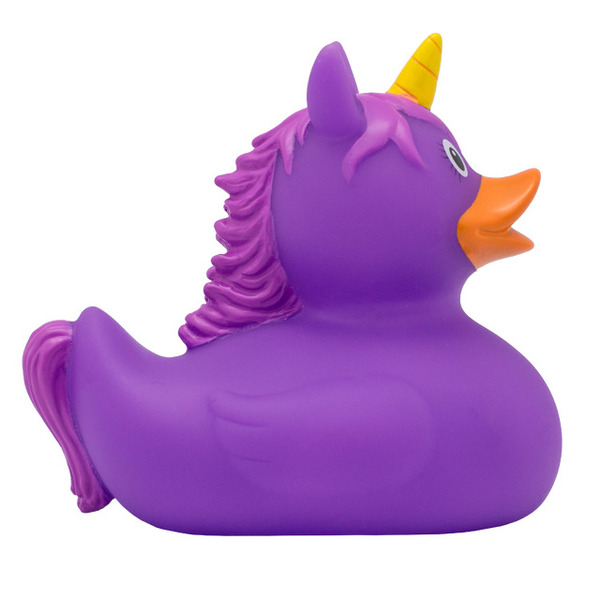 Canard de bain licorne violet