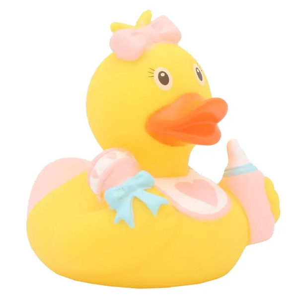 Canard de bain fille bébé