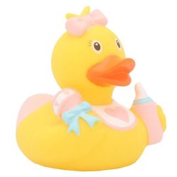 Canard de bain fille bébé