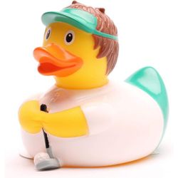 Canard de bain golfeur