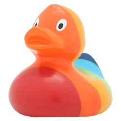Canard de bain arc-en-ciel