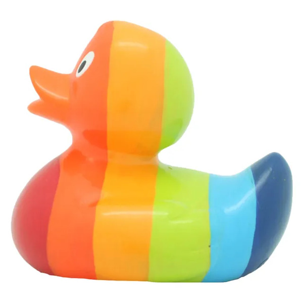 Canard de bain arc-en-ciel