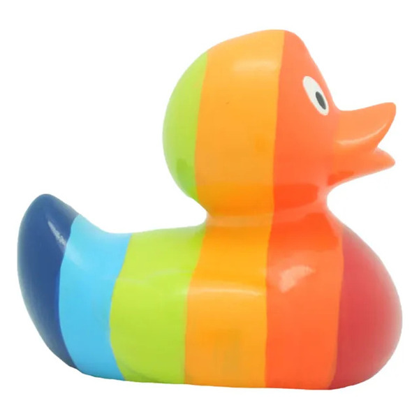 Canard de bain arc-en-ciel