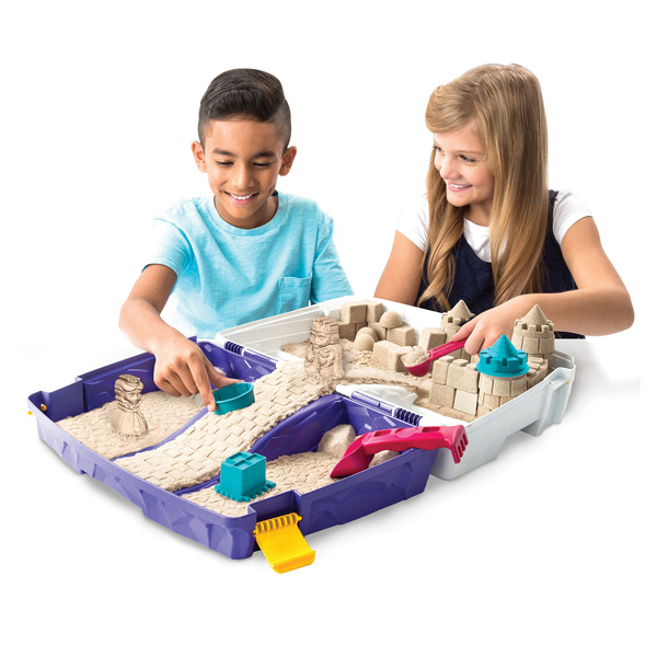 Kinetic Sand - Mallette d activités - Sable magique à modeler