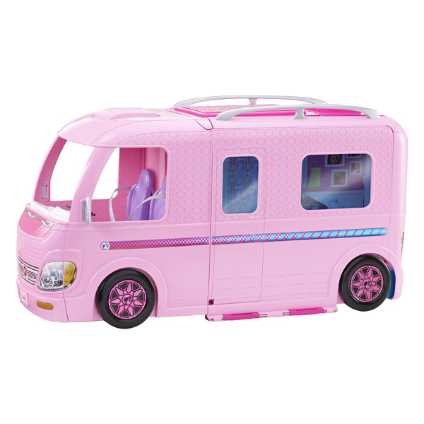 Barbie camping-car transformable