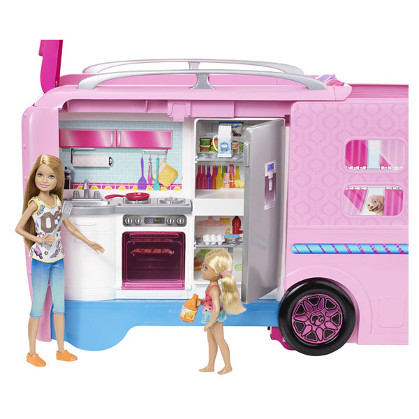 Barbie camping-car transformable