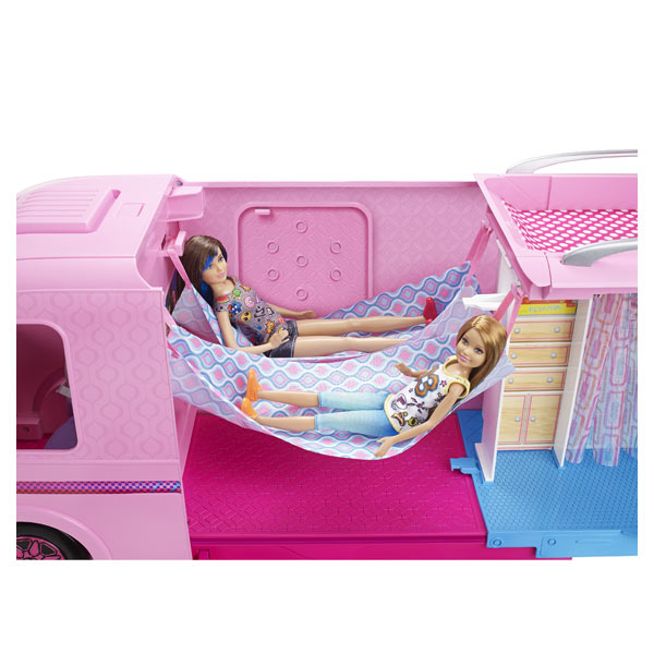 Barbie camping-car transformable