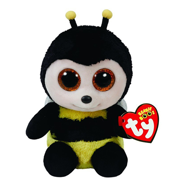 Beanie Boo s - Peluche Buzby l Abeille 15 cm