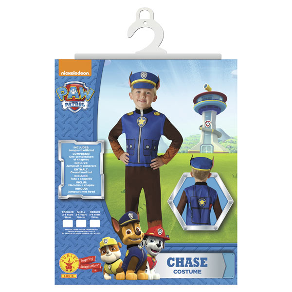 Déguisement Pat Patrouille Chase 5/6 ans