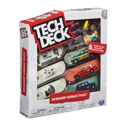 Tech Deck - Coffret Skateshop Bonus Pack - Mini skate à personnaliser Chocolate