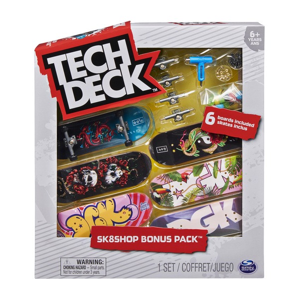 Tech Deck - Coffret Skateshop Bonus Pack - Mini skate à personnaliser DGK