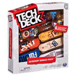 Tech Deck - Coffret Skateshop Bonus Pack - Mini skate à personnaliser - Flip