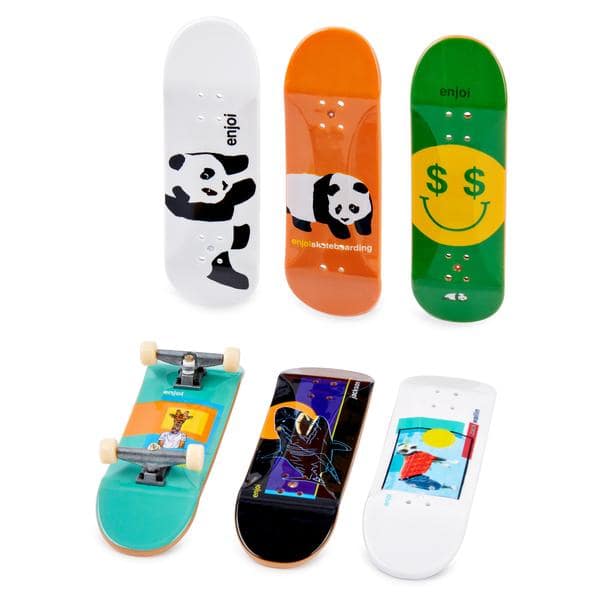 Tech Deck - Coffret Skateshop Bonus Pack - Mini skate à personnaliser Enjoi