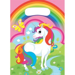 8 sachets cadeaux - Licorne