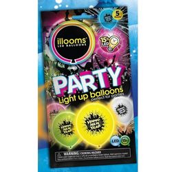 5 Ballons LED pour le Nouvel An